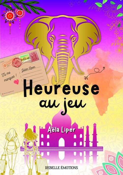 ebook cover of Heureuse au jeu, by Aëla Liper