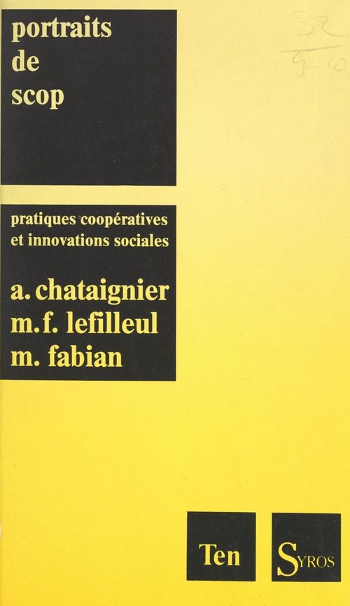 ebook cover of Portraits de SCOP, by Alain Chataignier, Monique Fabian, Marie-Françoise Lefilleul