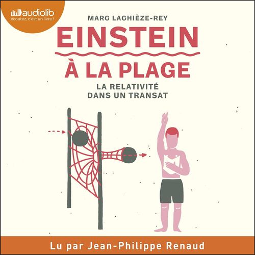 Couverture audiobook de Einstein à la plage, de Marc Lachièze-Rey