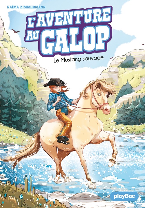ebook cover of L'Aventure au Galop - Le mustang sauvage - Tome 1, by N. M. Zimmermann