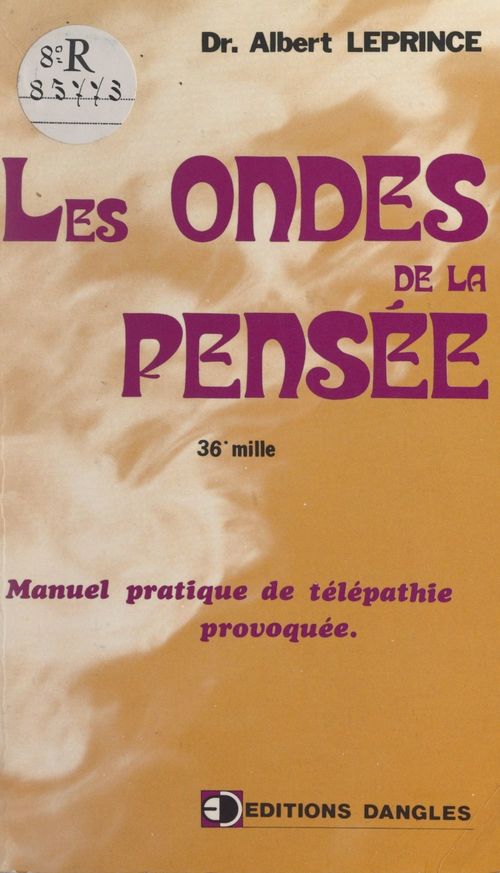 Couverture ebook de Les ondes de la pensée, de Albert Leprince