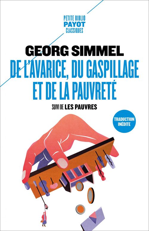 ebook cover of De l'avarice, du gaspillage et de la pauvreté, by Georg Simmel