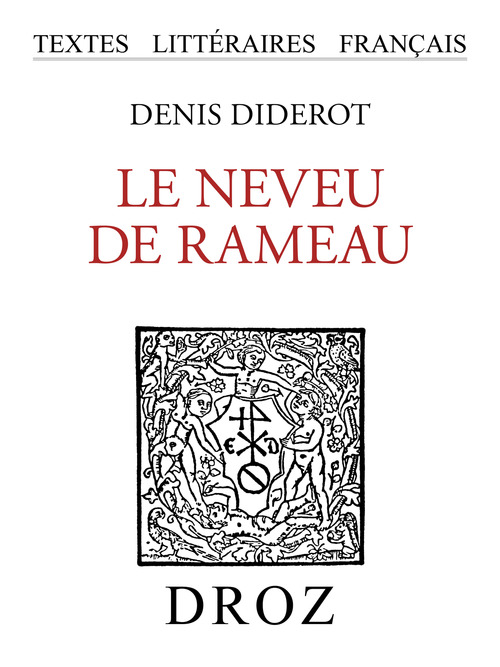 ebook cover of Le neveu de Rameau, by Denis Diderot