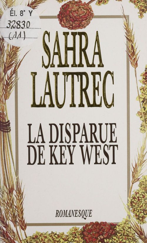 ebook cover of La Disparue de Key-West, by Sahra Lautrec