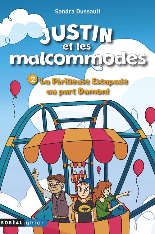 Couverture ebook de La périlleuse escapade au parc Dumont, de Sandra Dussault