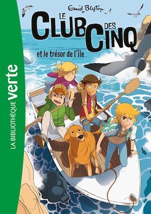 ebook cover of Le Club des Cinq 01 - Le Club des Cinq et le trésor de l'île, by Enid Blyton