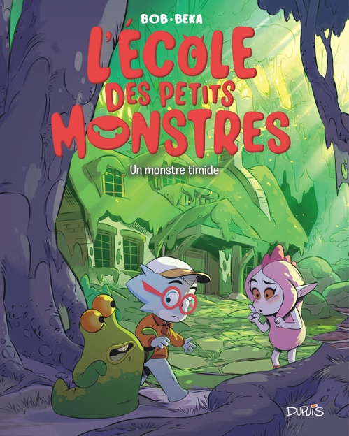 Couverture ebook de L'école des petits monstres - Tome 4 - Un monstre timide, de BeKa