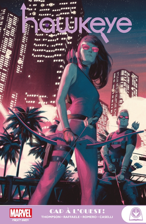 Couverture ebook de Hawkeye : Cap à l'ouest !, de Kelly Thompson
