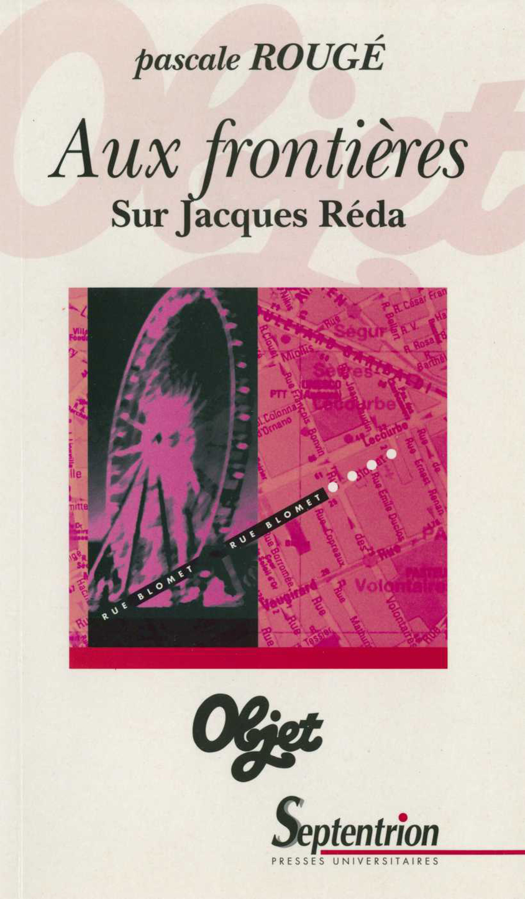 ebook cover of Aux frontières. Sur Jacques Réda, by Pu Septentrion