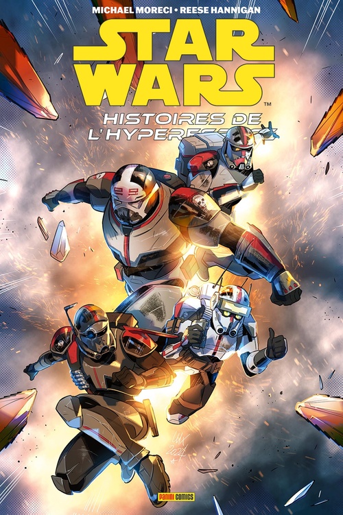 Couverture ebook de Star Wars : Histoires de l'Hyperespace - The Bad Batch : Agents Fantômes, de Michael Moreci, Reese Hannigan