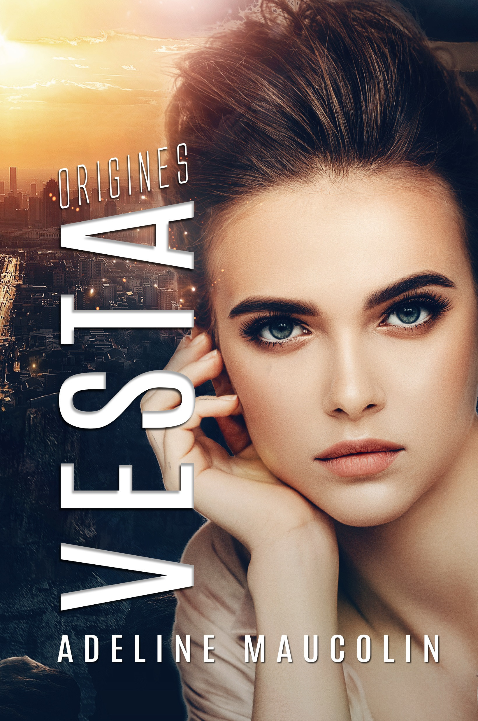ebook cover of Vesta 1 - Origine - Roman lesbien, livre lesbien, by Adeline Maucolin