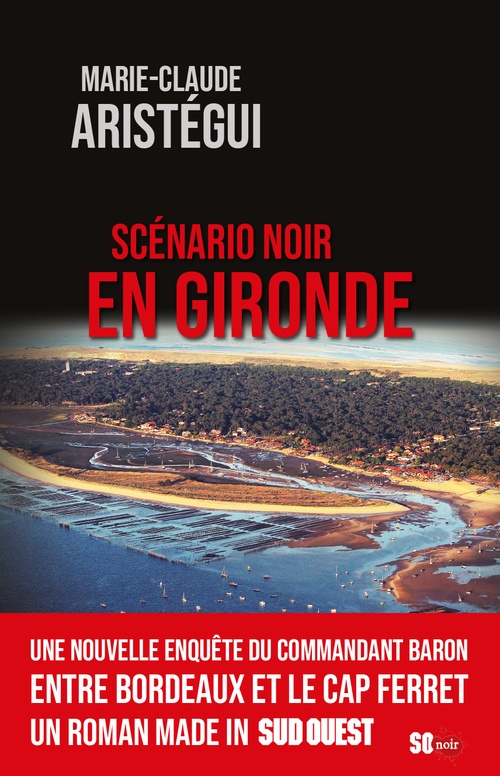 Couverture ebook de Scénario noir en Gironde, de Marie-Claude Aristégui