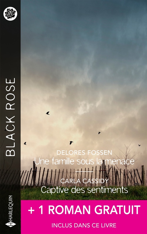 Couverture ebook de Une famille sous la menace - Captive des sentiments + 1 roman gratuit, de Delores Fossen, Carla Cassidy, Karen Whiddon