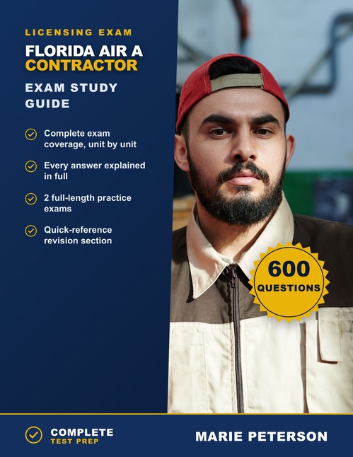 ebook cover of Florida Air A Contractor Exam Study Guide, by Marie Peterson