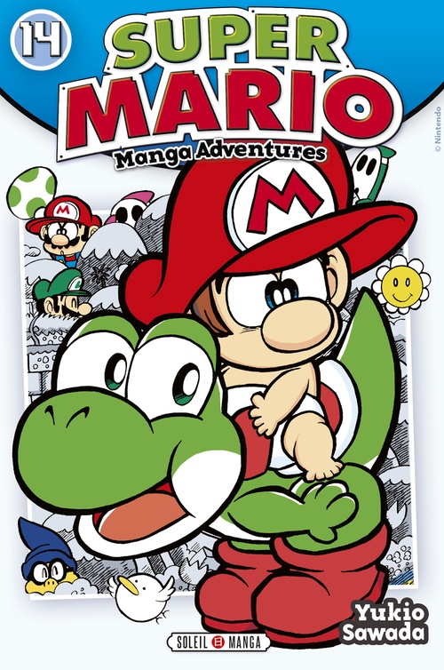 Couverture ebook de Super Mario Manga Adventures T14, de Nintendo, Yukio Sawada