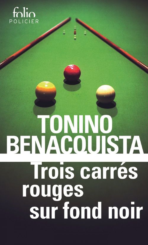 ebook cover of Trois carrés rouges sur fond noir, by Tonino Benacquista