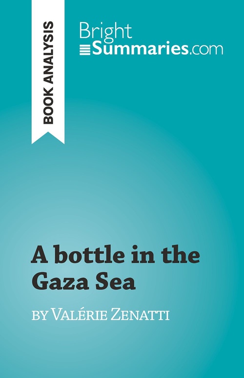 ebook cover of A bottle in the Gaza Sea, by Lucile Lhoste, Olivier Brown