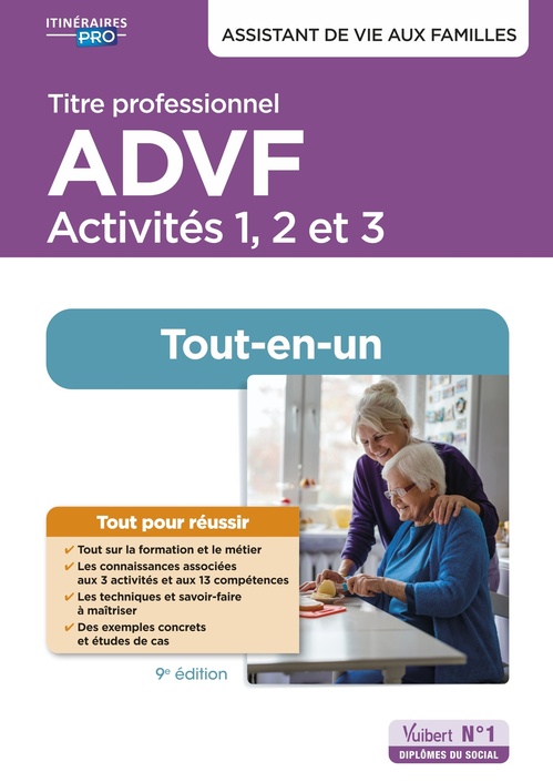 Couverture ebook de Titre professionnel ADVF - Activités 1 à 3 - Préparation complète pour réussir sa formation, de Fernand Verger, Ingo Weisbarth, Patricia Dalençon
