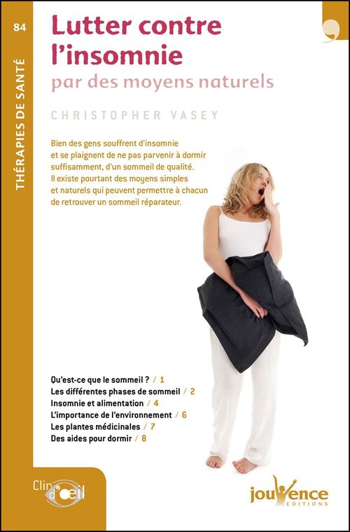 ebook cover of Lutter contre l'insomnie, by Christopher Vasey