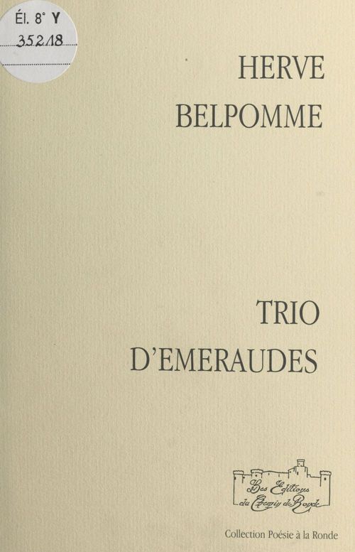 ebook cover of Trio d'émeraudes, by Herve Belpomme