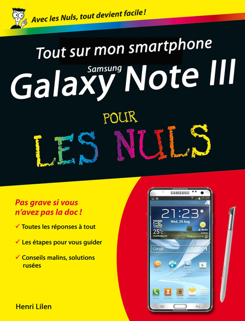 ebook cover of Tout sur mon smartphone samsung Galaxy Note 3 Pour les nuls, by Henri Lilen