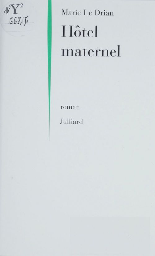 ebook cover of Hôtel maternel, by Marie Le drian