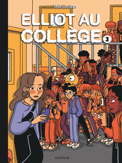 Couverture ebook de Elliot au collège - Tome 3 - Alice en vrai, de Théo Grosjean
