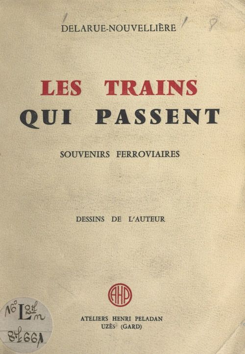 ebook cover of Les trains qui passent, by Pierre Delarue-Nouvelliere