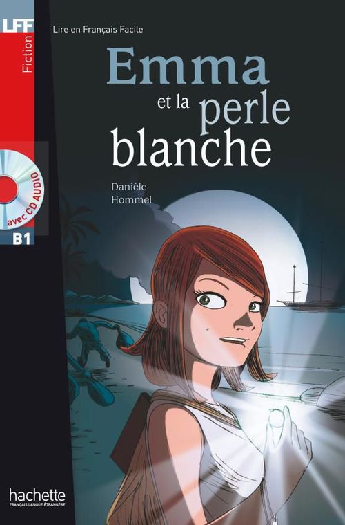 Couverture ebook de Emma et la perle blanche (B1), de Danièle Hommel