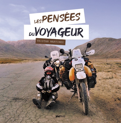 Couverture ebook de Les pensées du voyageur, de Tristan Martinez