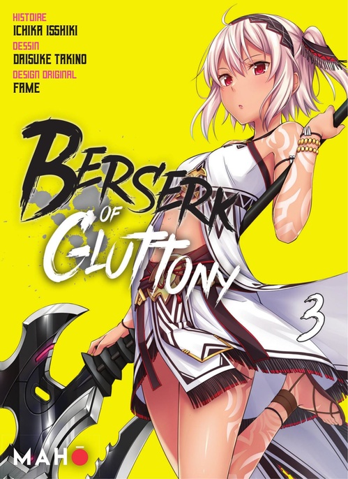 Couverture ebook de Berserk of Gluttony T03 - Manga, de Ichika Isshiki