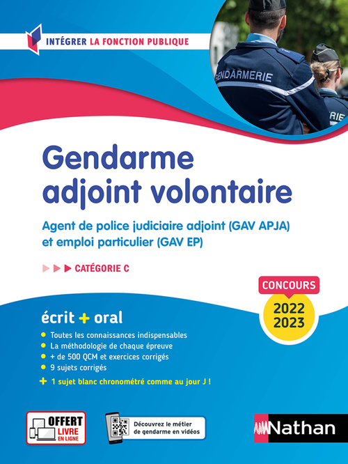 ebook cover of Gendarme adjoint volontaire - Tout-en-un 2022-2023, by Pascal Joly, Morad Mekbel, Elisabeth Simonin