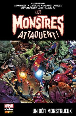 Couverture ebook de Les monstres attaquent ! - Un défi monstrueux, de Collectif