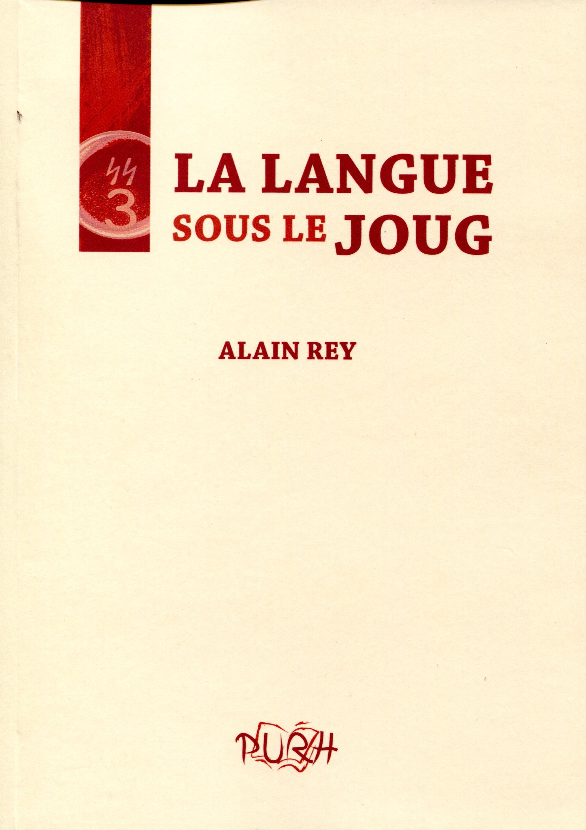 ebook cover of La langue sous le joug, by Alain Rey