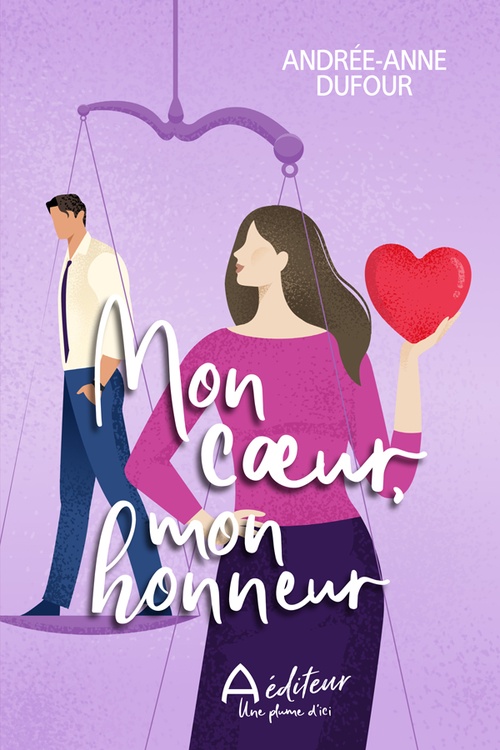 Couverture ebook de Mon coeur, mon honneur, de Andrée-Anne Dufour