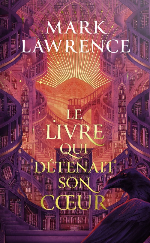 ebook cover of La Trilogie de la Bibliothèque, T3 : Le livre qui détenait son coeur, by Mark Lawrence