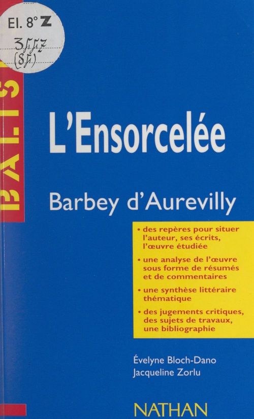 Couverture ebook de L'ensorcelée, de Evelyne Bloch-Dano, Jacqueline Zorlu