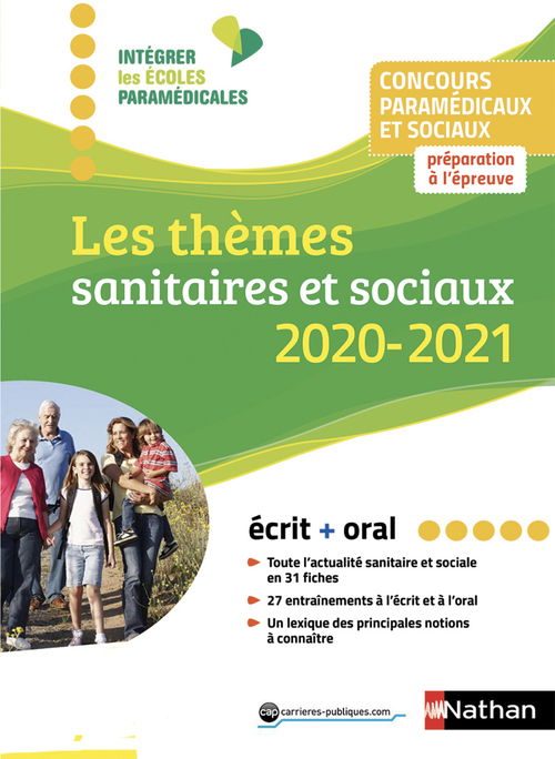 ebook cover of Les thèmes sanitaires et sociaux - AS/AP - 2020, by Elisabeth Baumeier