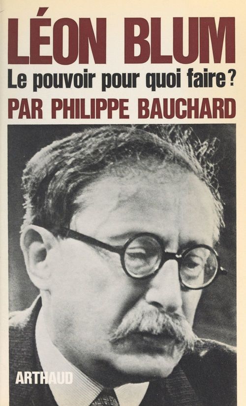 Couverture ebook de Léon Blum, de Philippe Bauchard