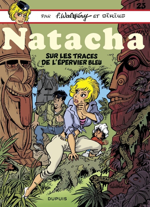 Couverture ebook de Natacha - Tome 23 - Sur les traces de l'épervier bleu, de Sirius, François Walthéry