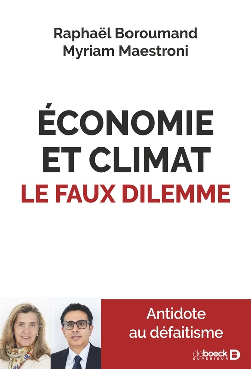 ebook cover of Économie et climat : le faux dilemme, by Raphaël Homayoun Boroumand, Myriam Maestroni