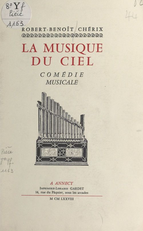 Couverture ebook de La musique du ciel, de Robert-Benoit Cherix
