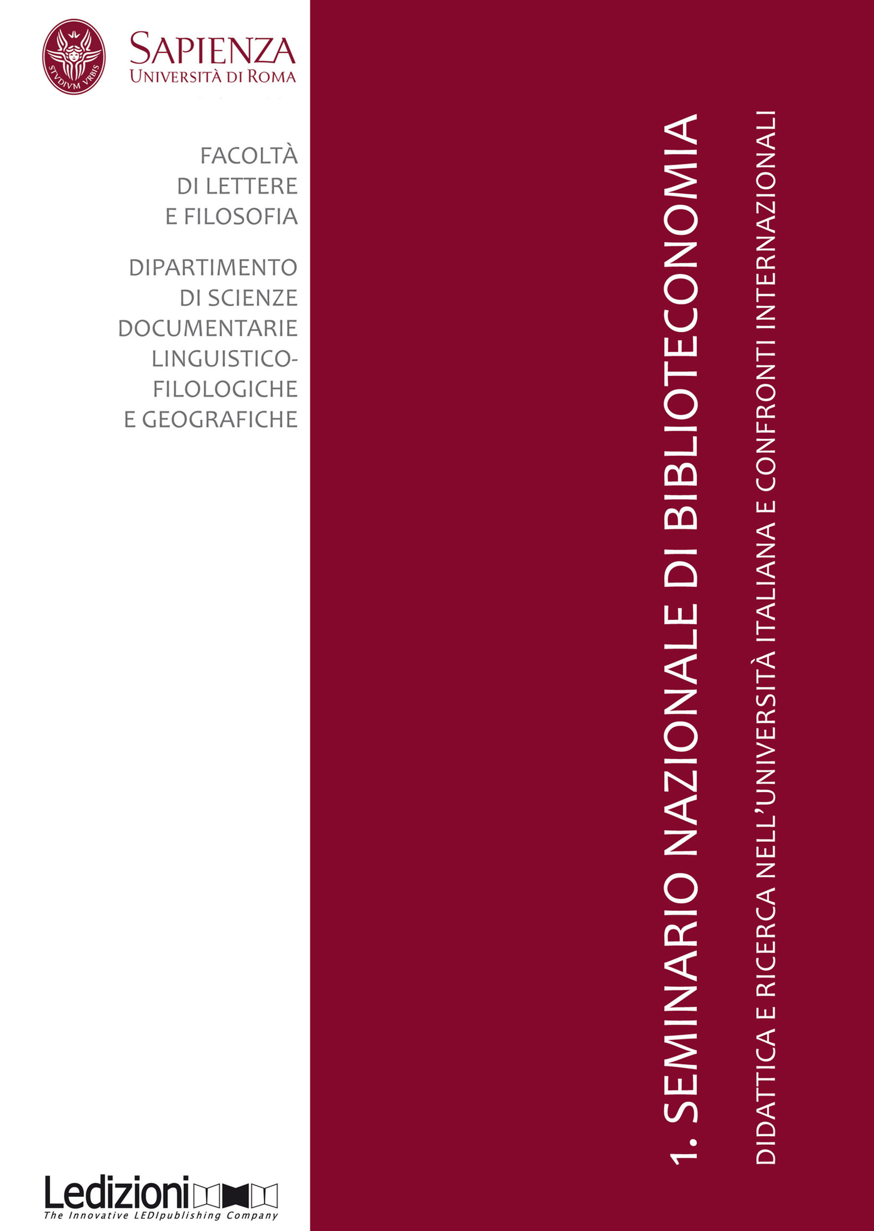 ebook cover of 1. Seminario Nazionale di Biblioteconomia, by Collectif