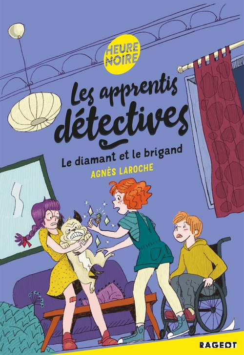 ebook cover of Les apprentis détectives - Le diamant et le brigand, by Agnès Laroche