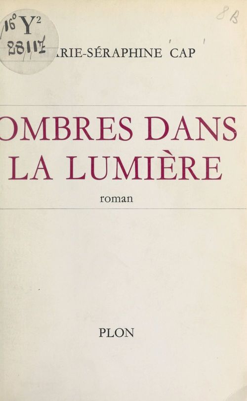 ebook cover of Ombres dans la lumière, by Marie-Seraphine Cap