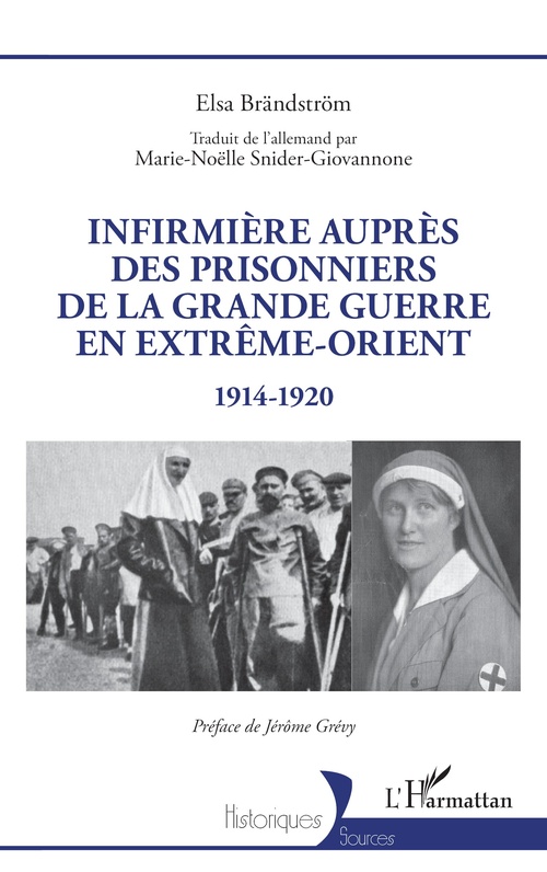 Couverture ebook de Infirmière auprès des prisonniers de la Grande Guerre en Extrême-Orient, de Elsa Brändström