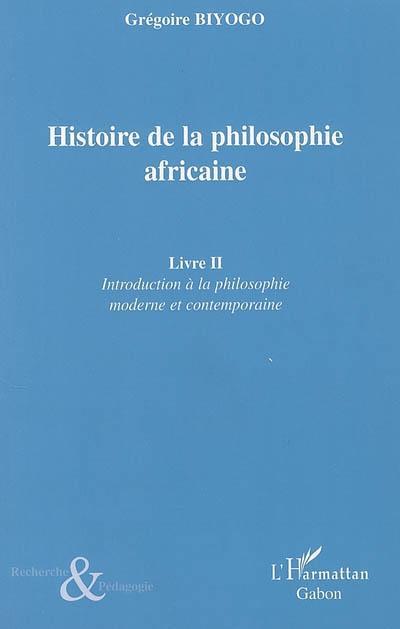 Couverture ebook de Histoire de la philosophie africaine, de Grégoire Biyogo