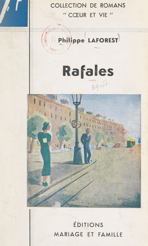 Couverture ebook de Rafales, de Philippe Laforest