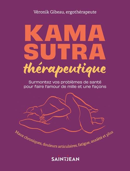 Couverture ebook de Kama sutra thérapeutique, de Véronik Gibeau