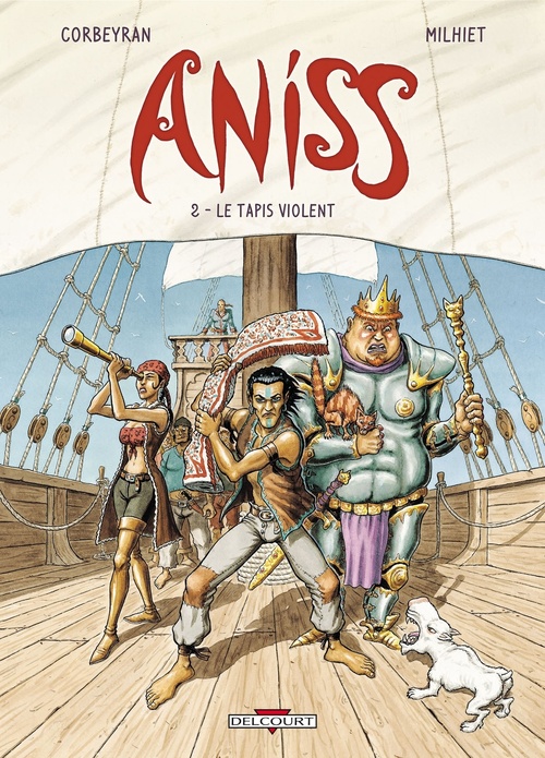 Couverture ebook de Aniss T02 - Le Tapis violent, de Eric Corbeyran, Olivier Milhiet